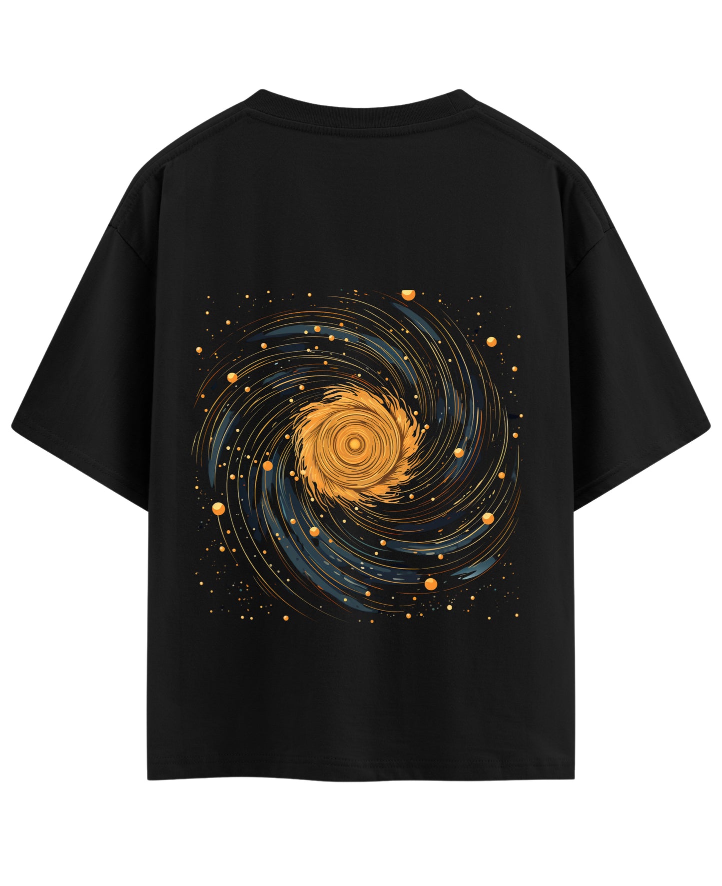 Black Oversized T-shirt Back Design
