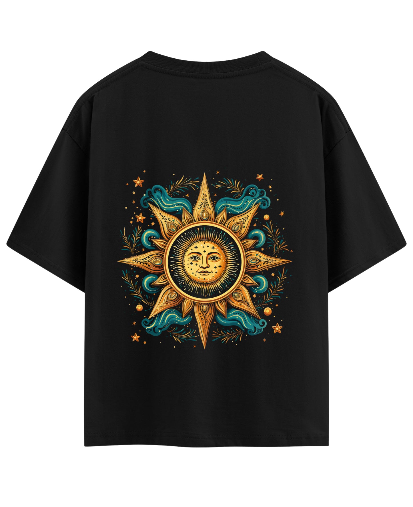 Black Oversized T-shirt Back Design