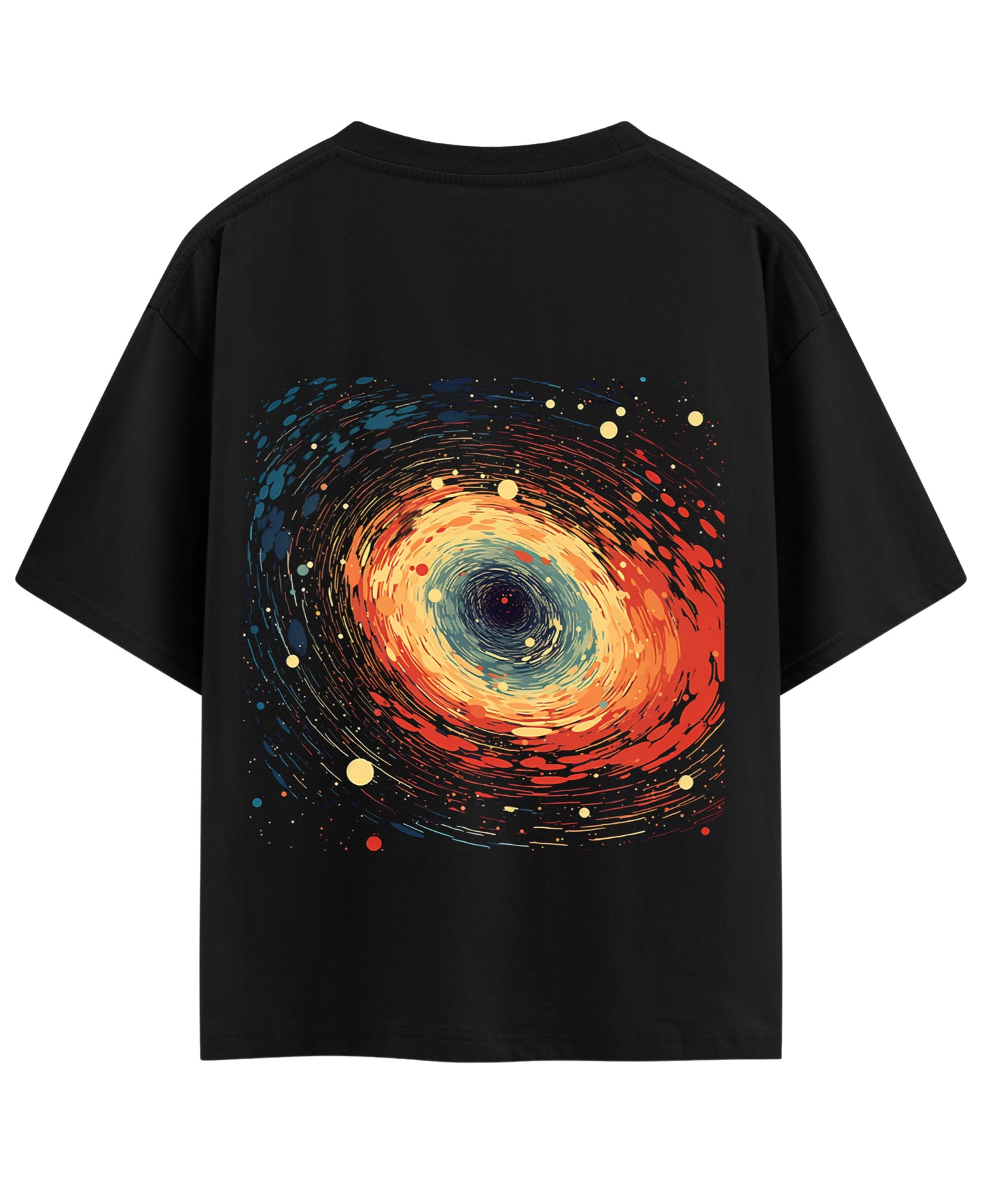 Black Oversized T-shirt Back Design