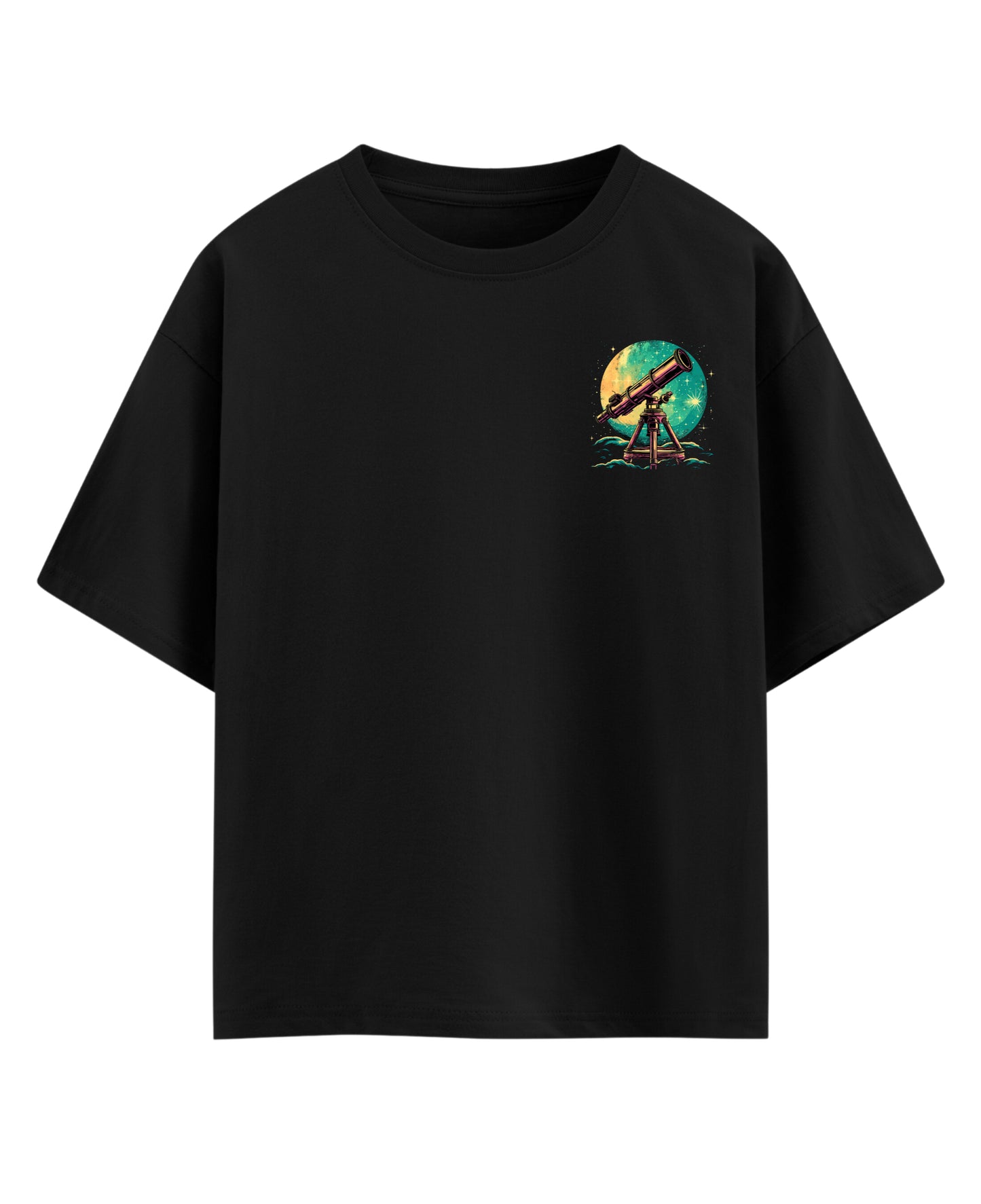Black Oversized T-shirt Front Design