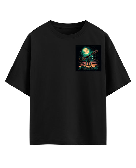 Black Oversized T-shirt Front Design