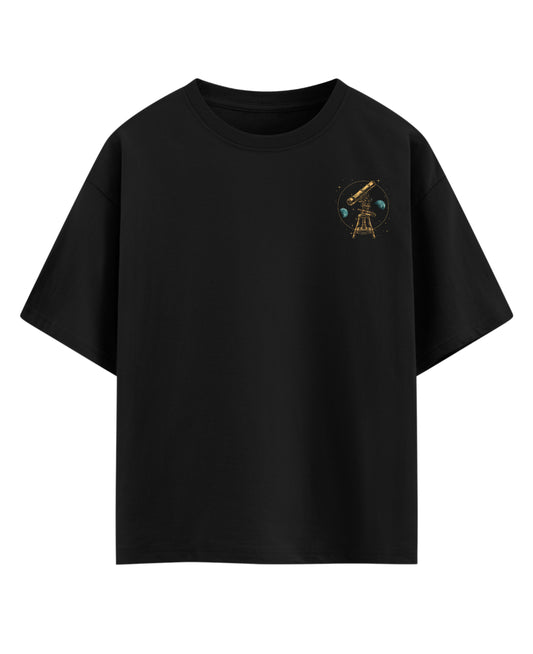 Black Oversized T-shirt Front Design