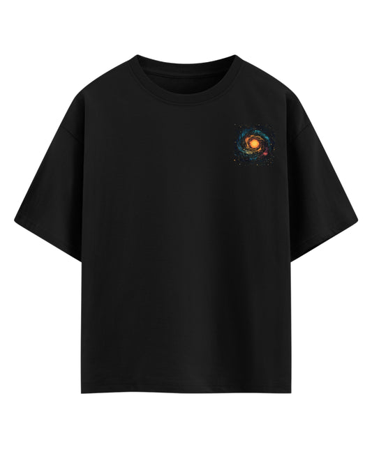 Black Oversized T-shirt Front Design