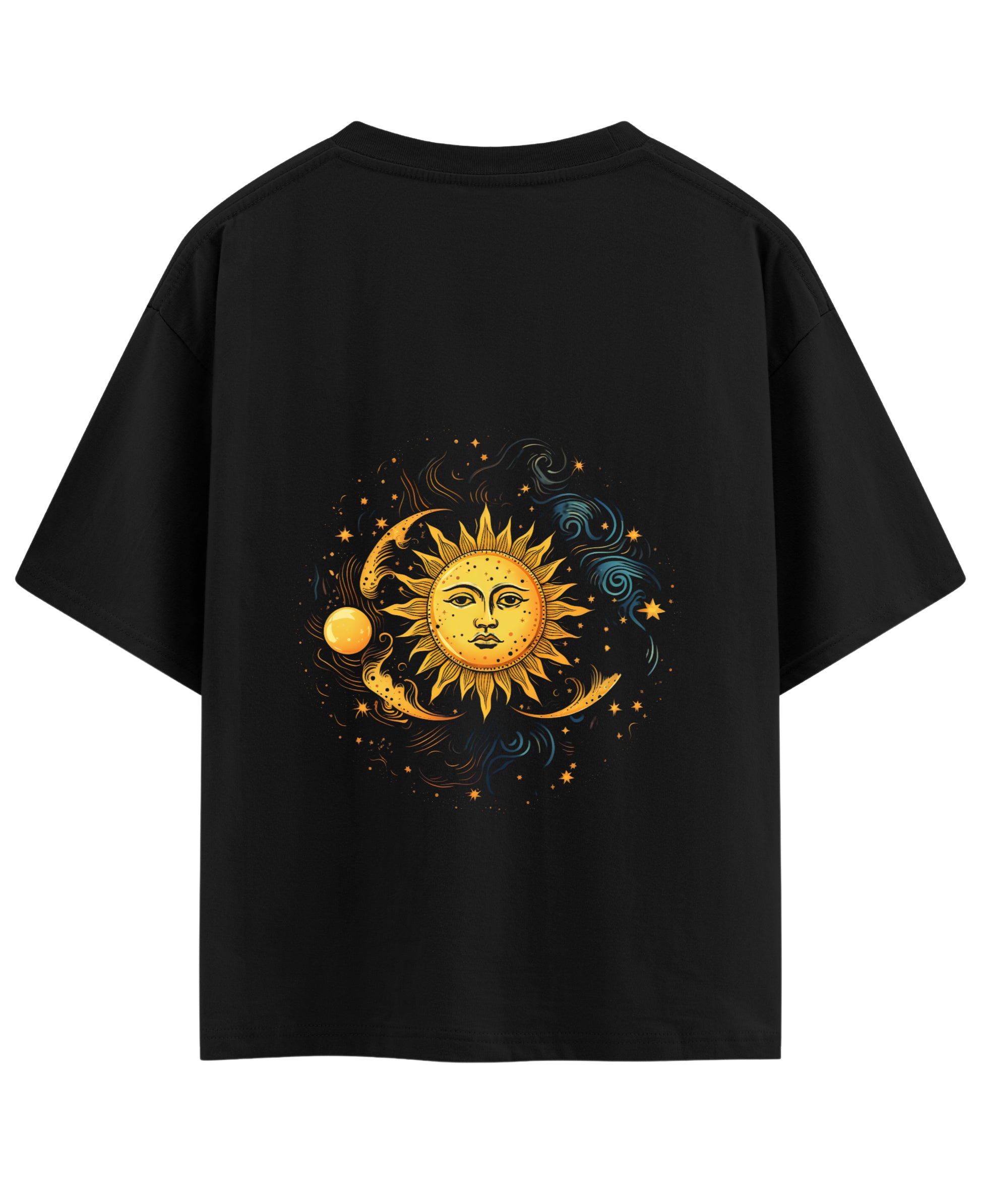 Black Oversized T-shirt Back Design