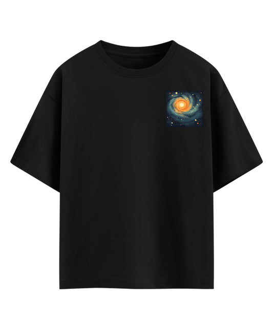 Black Oversized T-shirt Front Design