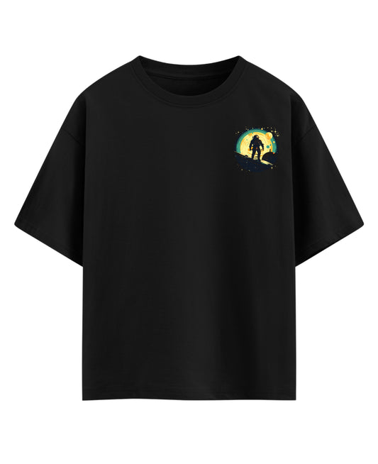 Black Oversized T-shirt Front Design