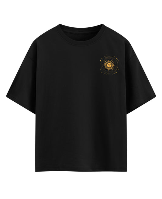 Black Oversized T-shirt Front Design