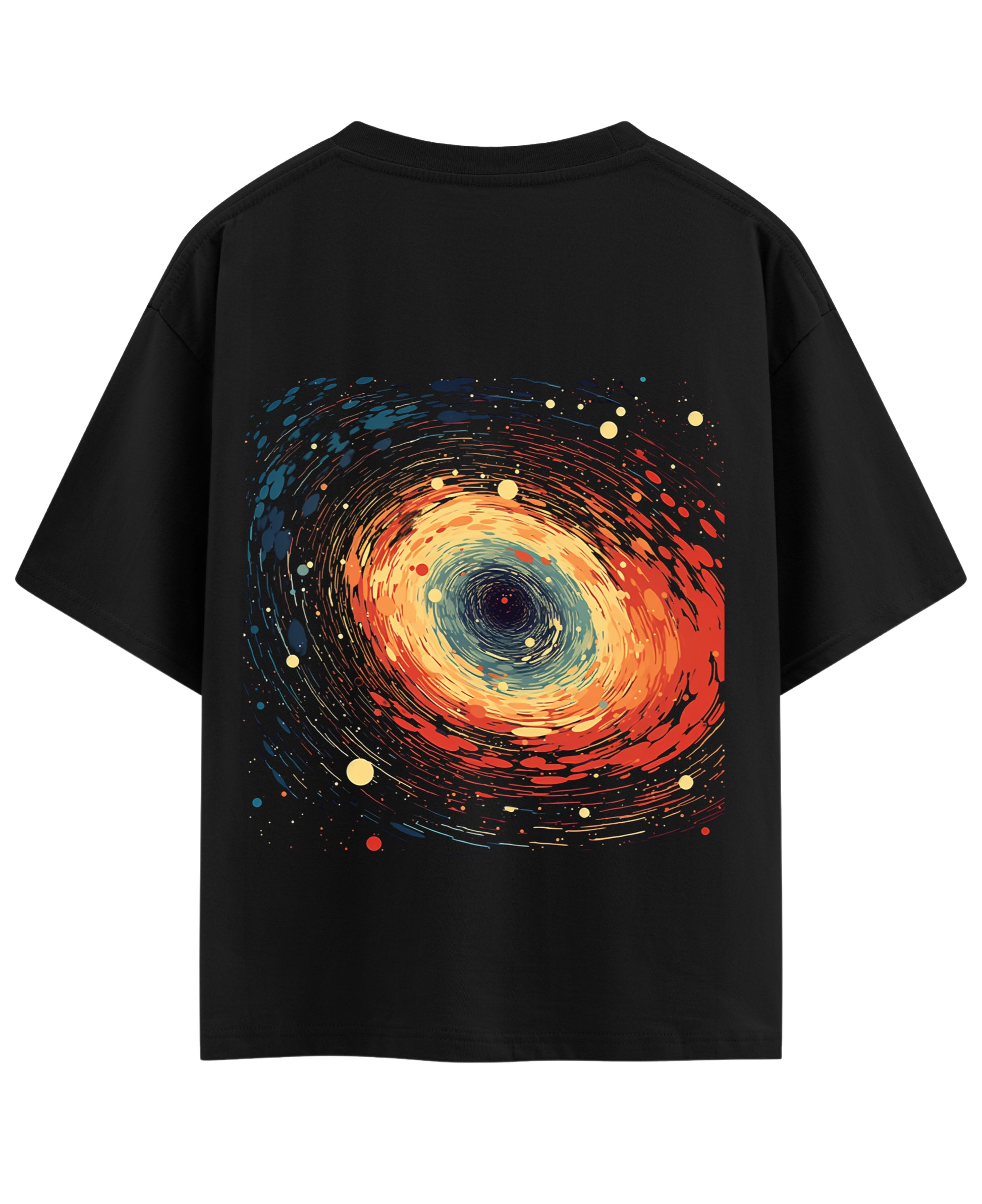 Black Oversized T-shirt Back Design